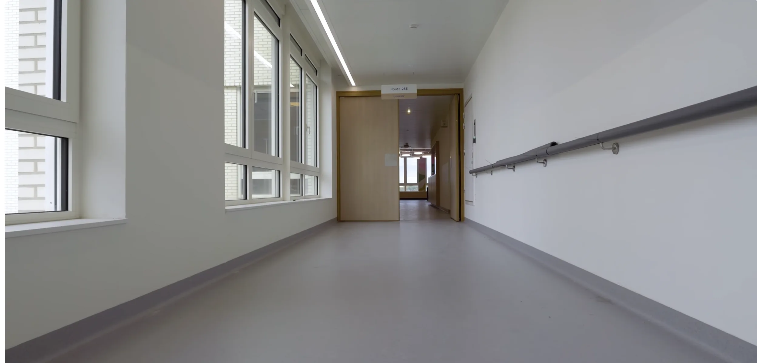Groot Ziekenhuis van Charleroi – professionele vloerbedekking van Forbo-linoleum